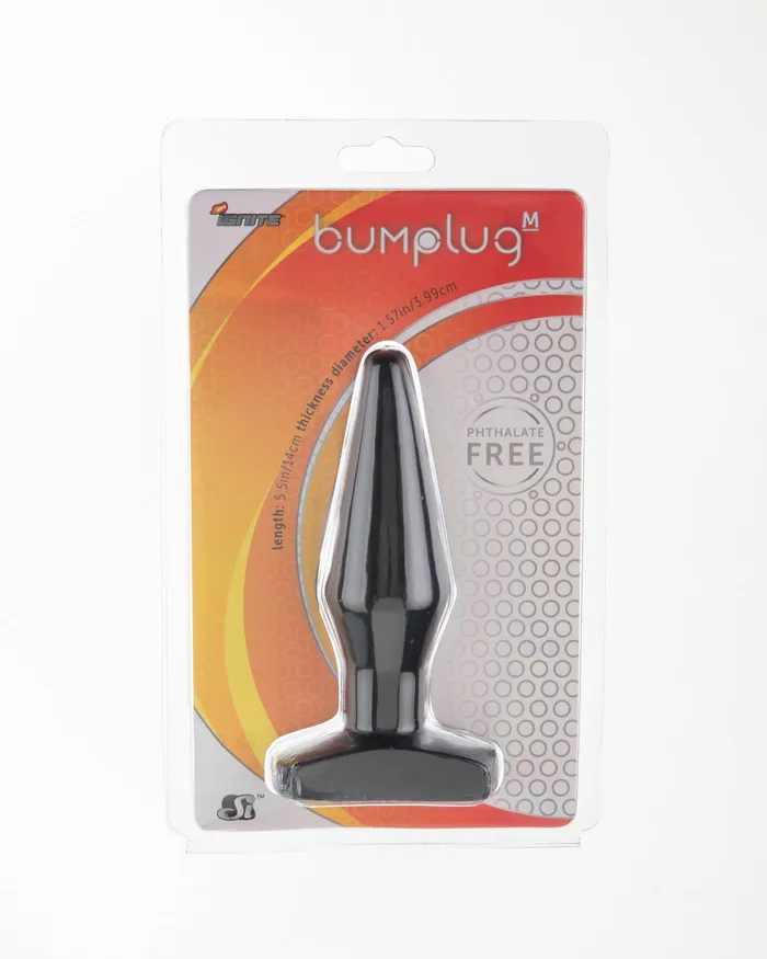 Anal Ignite Butt Plug Black Medium SI Novelties