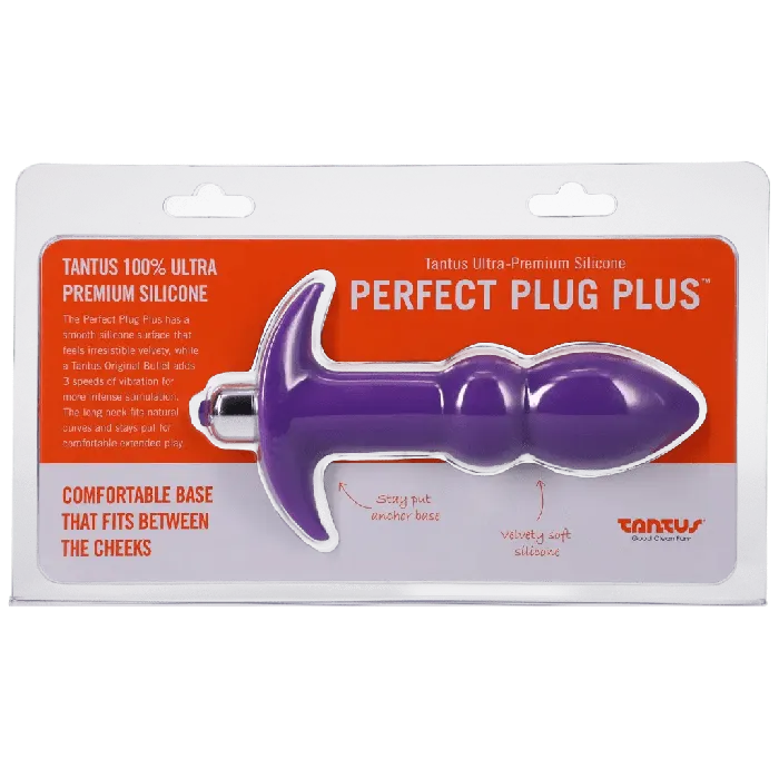 Anal Tantus Tantus Perfect Plug Plus Vibrating Anal Plug Purple