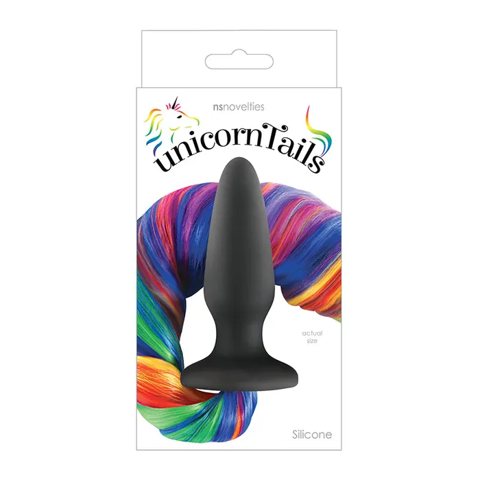 Anal Unicorn Tails Rainbow Butt Plug NS Novelties