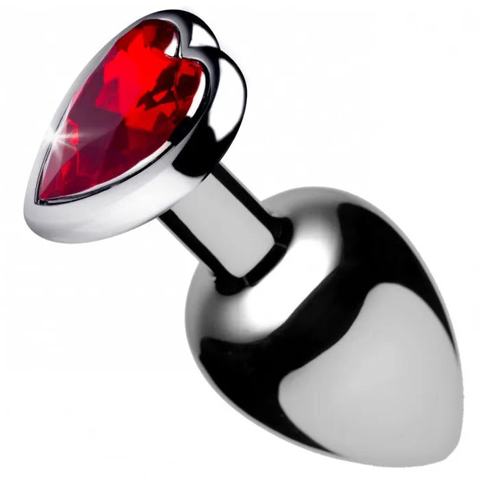 Booty Sparks Red Heart Medium Anal Plug XR Brands Anal