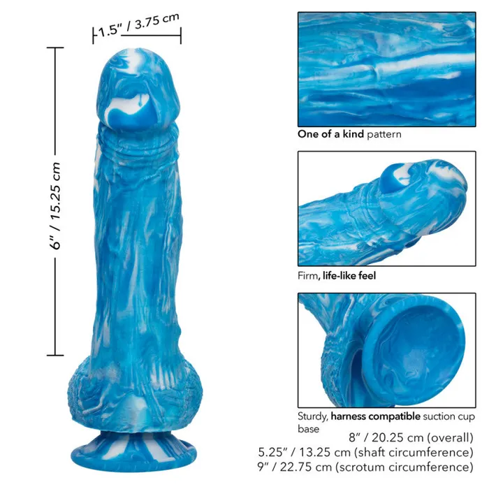 CalExotics Dildos | Twisted Love Twisted Dong - Blue CalExotics Dildos | Twisted Love Twisted Dong - Blue