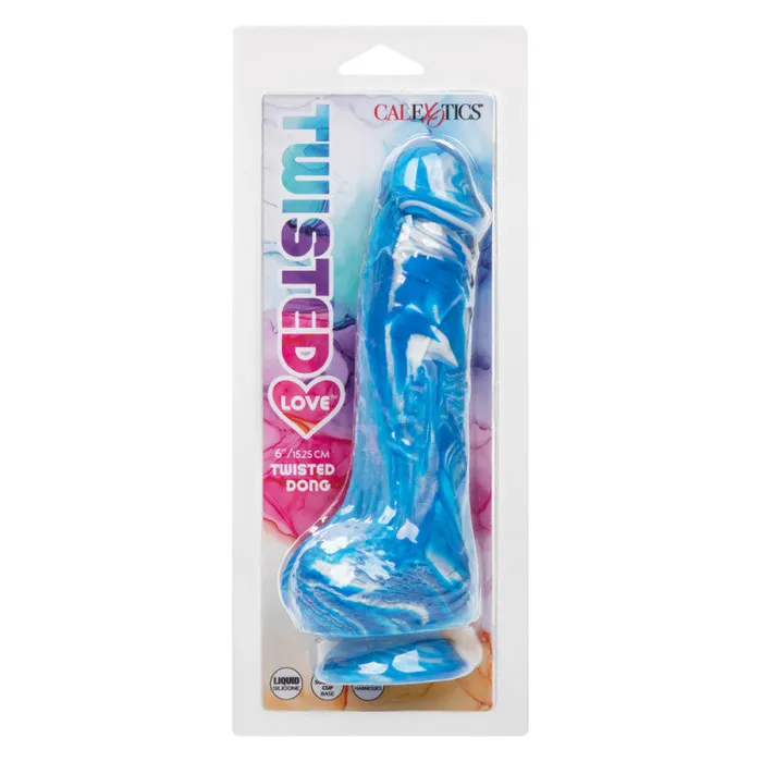 CalExotics Dildos | Twisted Love Twisted Dong - Blue CalExotics Dildos | Twisted Love Twisted Dong - Blue