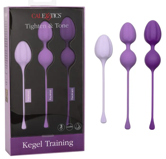 CalExotics Female Sex Toys | Kegel Training 3-Piece Set - Purple CalExotics Female Sex Toys | Kegel Training 3-Piece Set - Purple