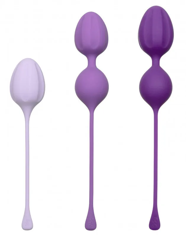 CalExotics Female Sex Toys | Kegel Training 3-Piece Set - Purple CalExotics Female Sex Toys | Kegel Training 3-Piece Set - Purple