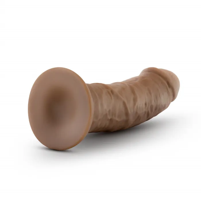Dildos | Au Naturel - 8 Inch  With Suction Cup -  Mocha - Blush Novelties