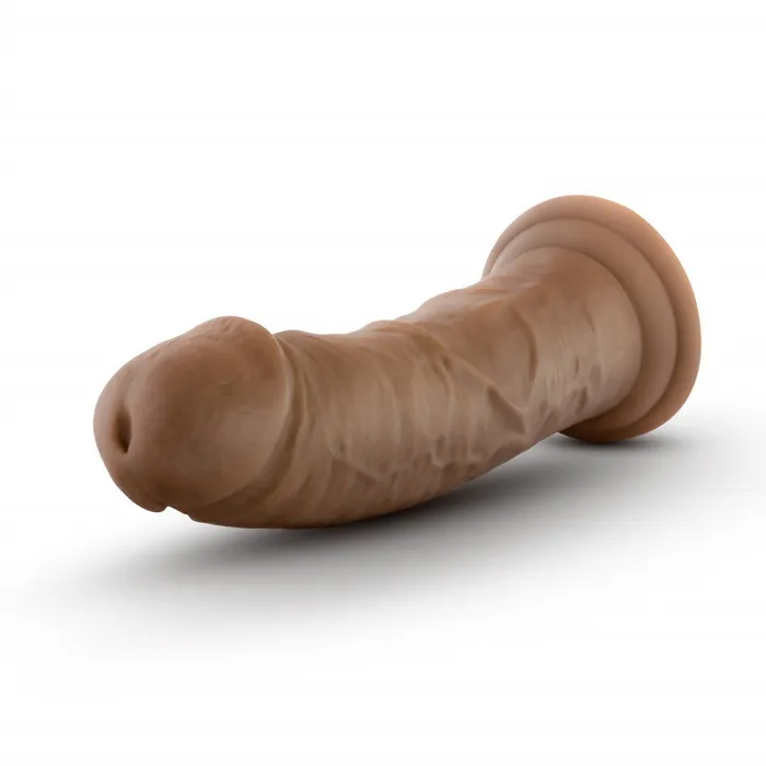 Dildos | Au Naturel - 8 Inch  With Suction Cup -  Mocha - Blush Novelties