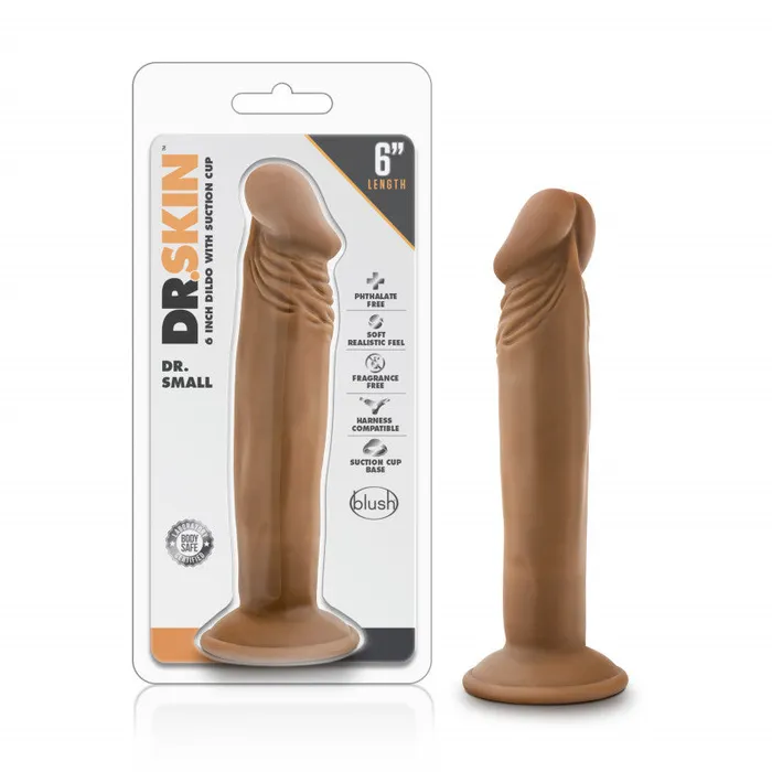 Dr Skin Dr Small 6 Inch Mocha Blush Novelties Dildos