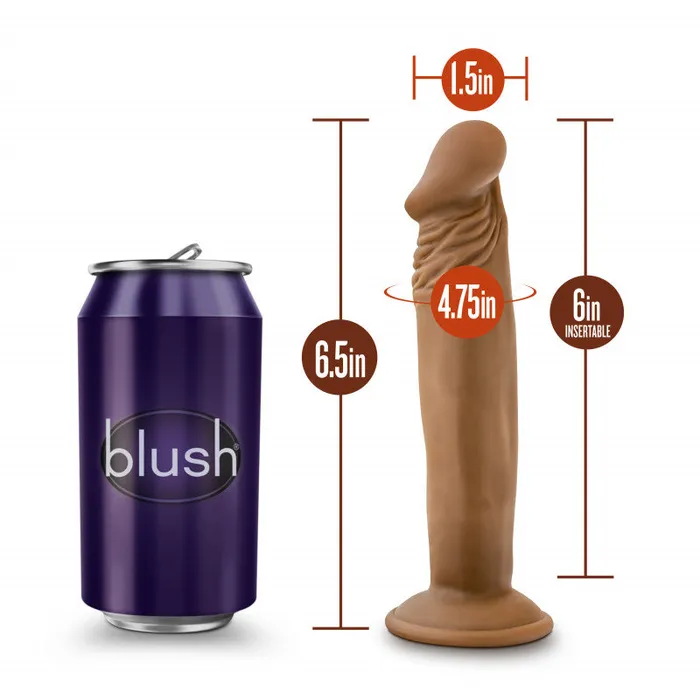 Dr. Skin  -  Dr. Small  -  6  Inch - Mocha | Blush Novelties Dildos