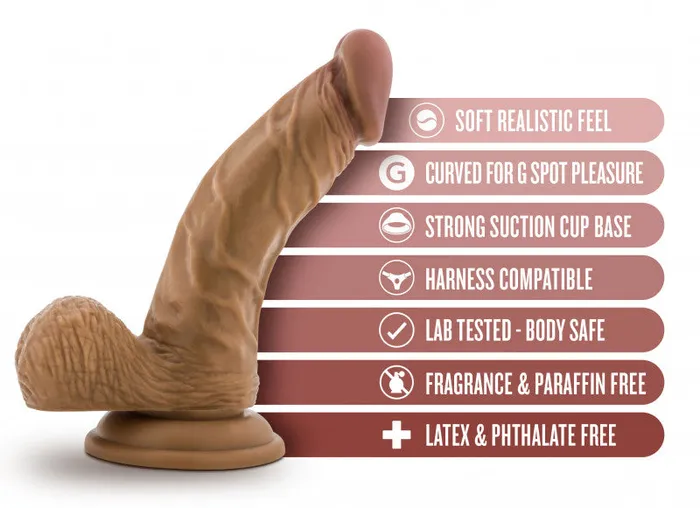 Dr. Skin - Dr. Stephen - 6.5 Inch With Balls - Tan | Blush Dildos Dr. Skin - Dr. Stephen - 6.5 Inch With Balls - Tan | Blush Dildos