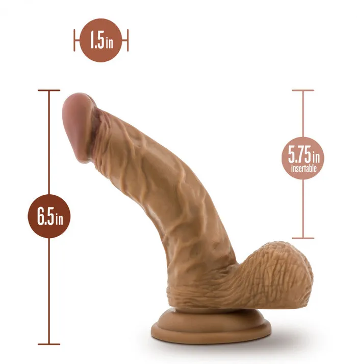 Dr. Skin - Dr. Stephen - 6.5 Inch With Balls - Tan | Blush Dildos Dr. Skin - Dr. Stephen - 6.5 Inch With Balls - Tan | Blush Dildos