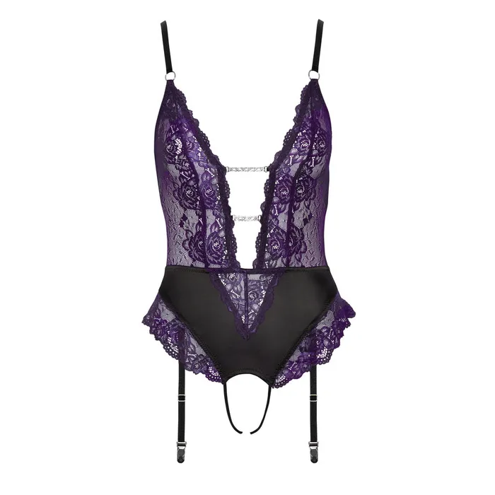 Female Sex Toys | Cottelli Collection Crotchless Lace Body Female Sex Toys | Cottelli Collection Crotchless Lace Body