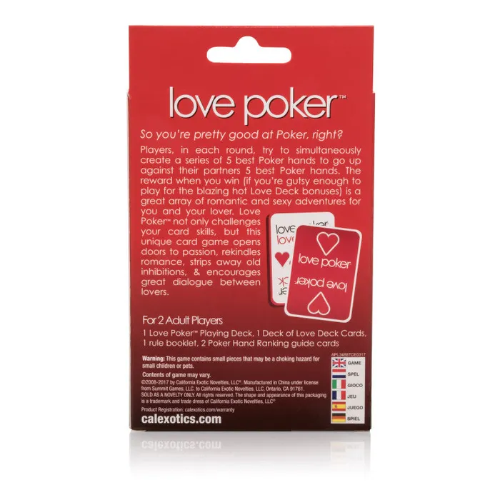 Games | CalExotics Love Poker Card Game Games | CalExotics Love Poker Card Game