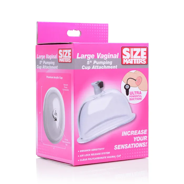 Male Sex Toys | XR Brands Large Vaginal 5 Inch Pumping Cup Attachment