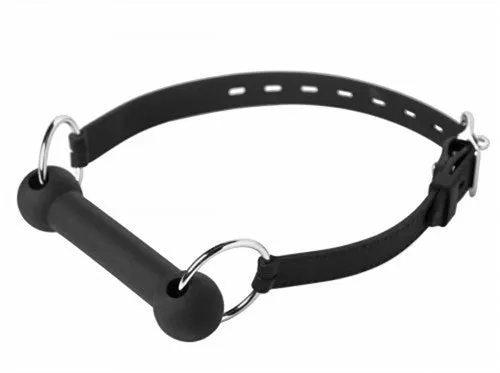 Mr. Ed Lockable Silicone Horse Bit Bag - Black | XR Brands Master Series Anal Mr. Ed Lockable Silicone Horse Bit Bag - Black | XR Brands Master Series Anal