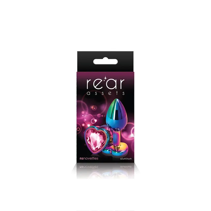 NS Novelties Anal | Rear Assets Multicolor Heart Small Pink