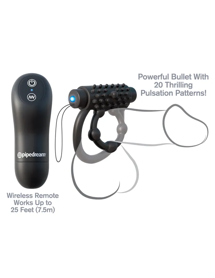 Pipedream Products Female Sex Toys | Fantasy C-ringz Remote Performance Pro