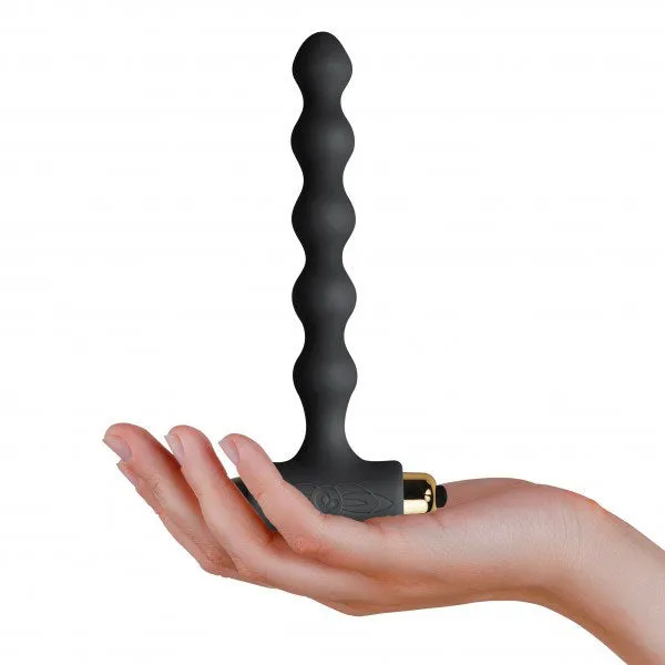 Rocks Off Pearls Petite Sensations Black Butt Plug | Rocks Off Ltd Anal