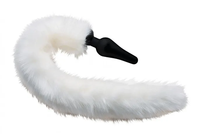 White Fox Tail Anal Plug and Ears Set | XR Brands Tailz Anal White Fox Tail Anal Plug and Ears Set | XR Brands Tailz Anal