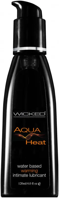 Wicked Sensual Care Lubricants Wicked Aqua Heat Water Based Warming Lubricant 40 Oz Wicked Sensual Care Lubricants Wicked Aqua Heat Water Based Warming Lubricant 40 Oz