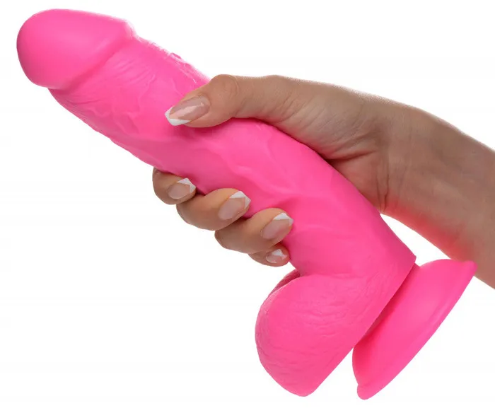 XR Brands Pop Peckers Pop Pecker 8.25 Inch With Balls - Pink | Dildos XR Brands Pop Peckers Pop Pecker 8.25 Inch With Balls - Pink | Dildos